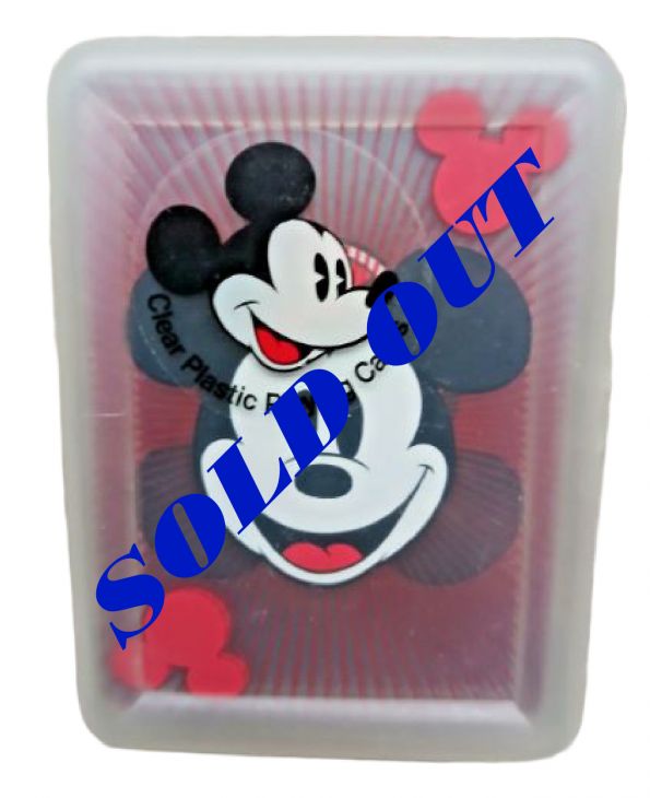 Mickey Mouse Clear Plastic Playing Cards main image